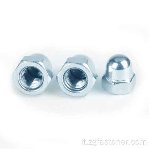 Din1587 Blue White Zinc Acorn Exagon Nuts M4M5M6M8